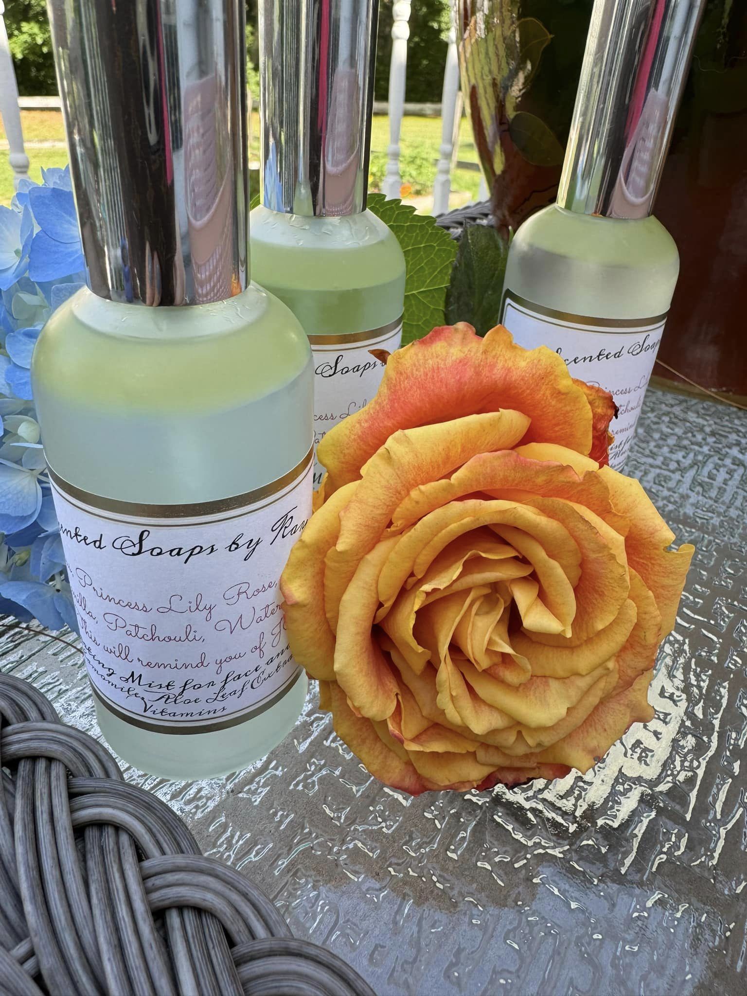 Hydrating Mist. Citrus, Princess Lily Rose, Apple, Vanilla & Watermelon. The same scent as the high end JC.