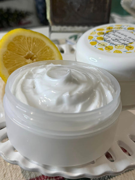 Lemon and Green Tea Shea Butter Lotion. Buttery soft, filled with vitamins and silky smooth natural ingredients.